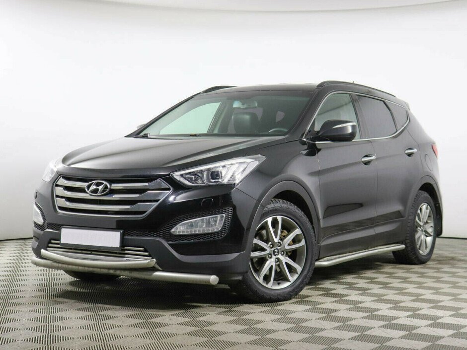 2015 Hyundai Santa-fe , Черный  - вид 1