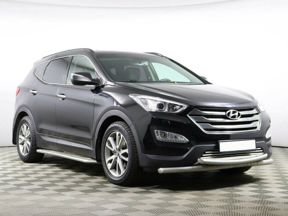 2015 Hyundai Santa-fe , Черный  - вид 2