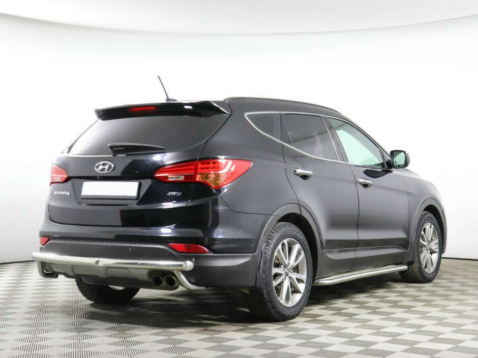 2015 Hyundai Santa-fe , Черный  - вид 3