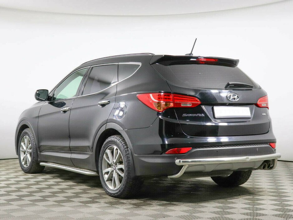 2015 Hyundai Santa-fe , Черный  - вид 4