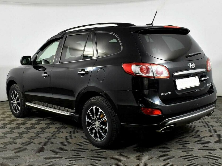 2012 Hyundai Santa-fe , Черный металлик - вид 4