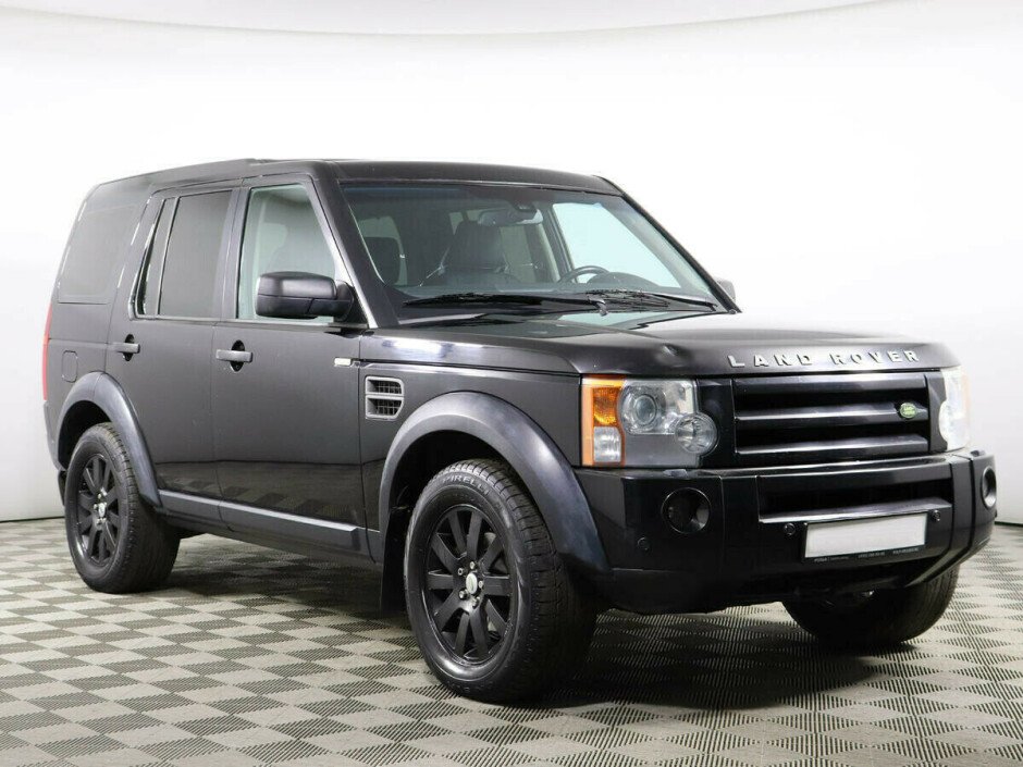 2008 Land Rover Discovery , Черный металлик - вид 2