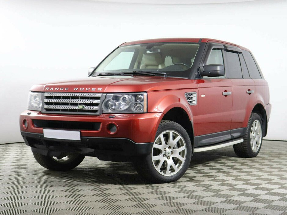 2008 Land Rover Range-rover-sport  №6396680, Красный металлик, 667000 рублей - вид 1