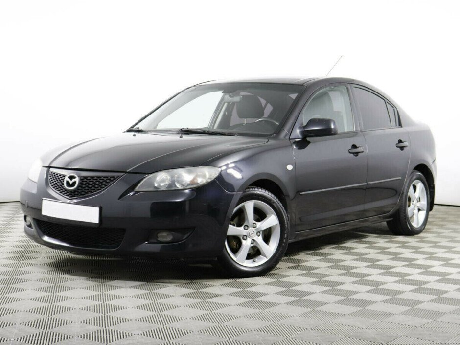 2007 Mazda 3  №6396731, Черный металлик, 284000 рублей - вид 1