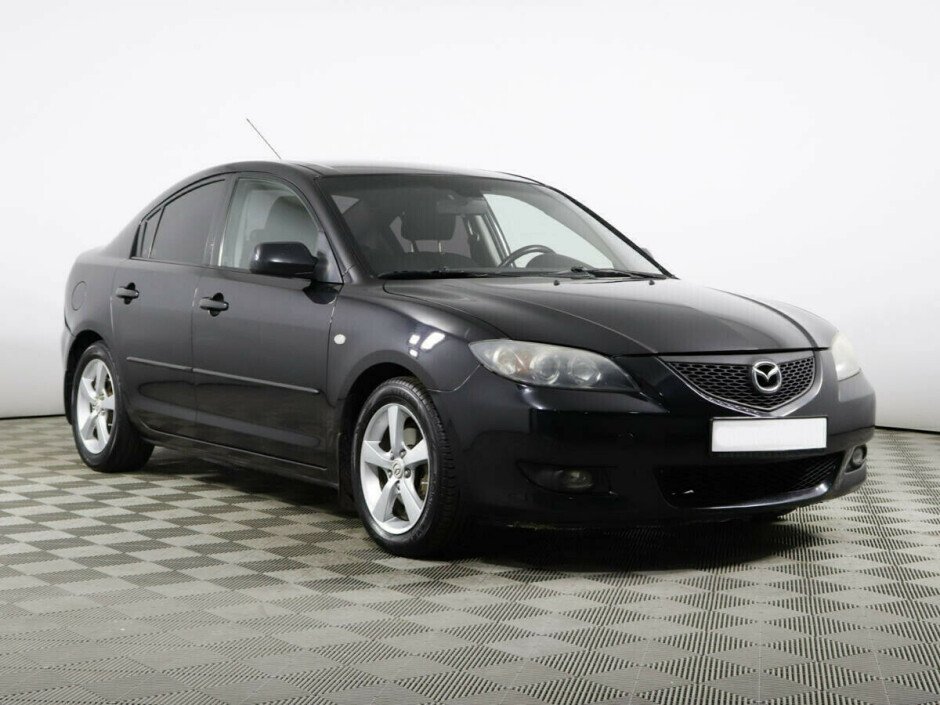 2007 Mazda 3  №6396731, Черный металлик, 284000 рублей - вид 3