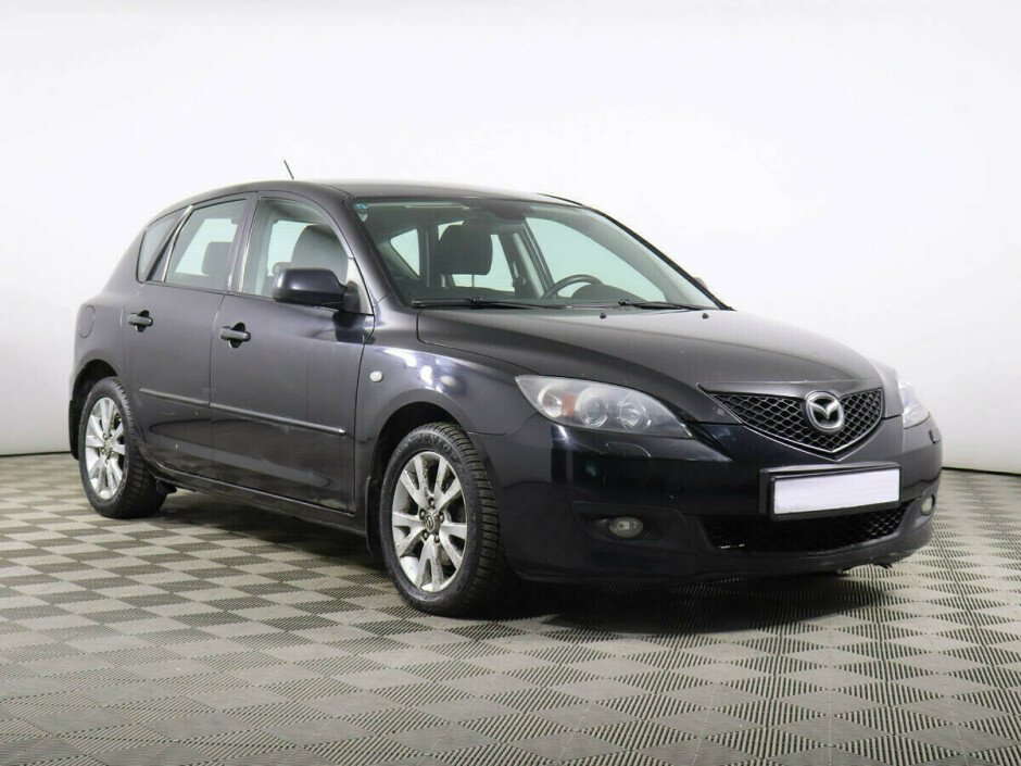 2008 Mazda 3  №6396784, Черный металлик, 307000 рублей - вид 3