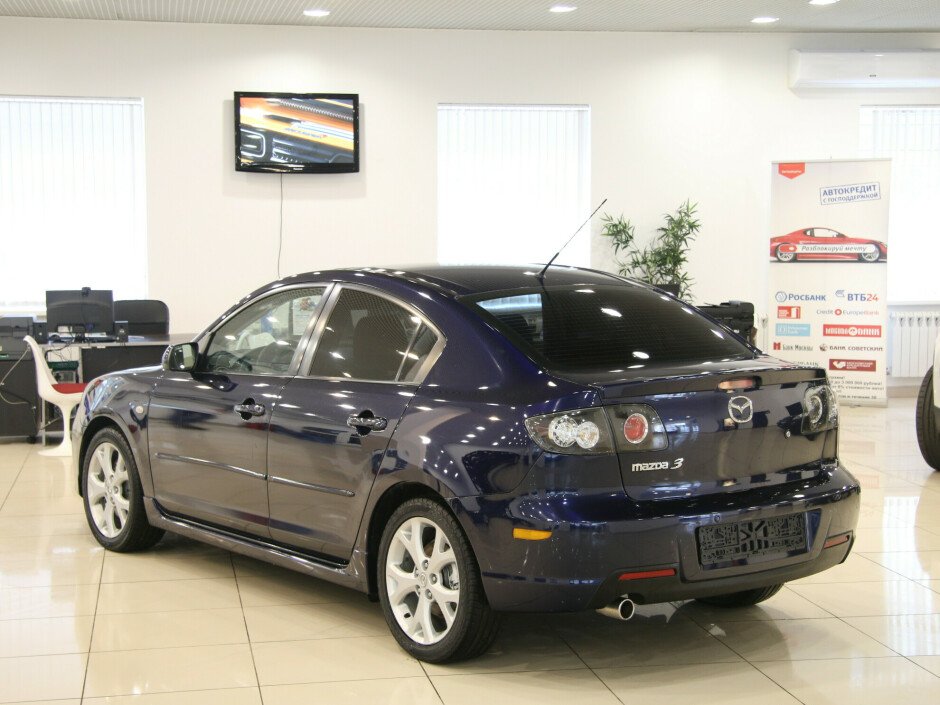2008 Mazda 3  №6396816, Синий металлик, 347000 рублей - вид 3