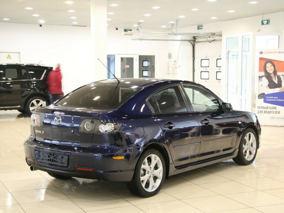 2008 Mazda 3  №6396816, Синий металлик, 347000 рублей - вид 4