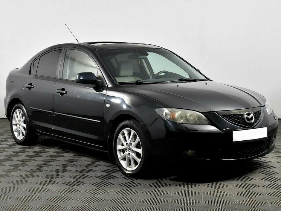 2008 Mazda 3  №6396820, Черный металлик, 332000 рублей - вид 3