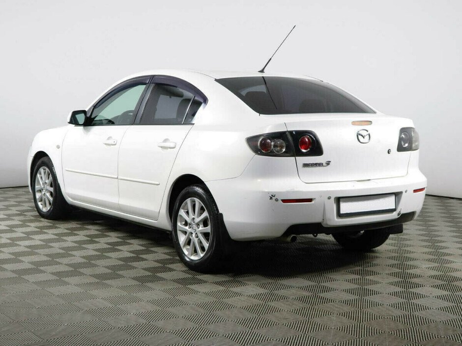2008 Mazda 3  №6396898, Белый металлик, 308000 рублей - вид 4
