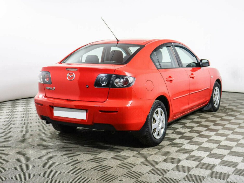 2007 Mazda 3  №6396901, Красный металлик, 288000 рублей - вид 4
