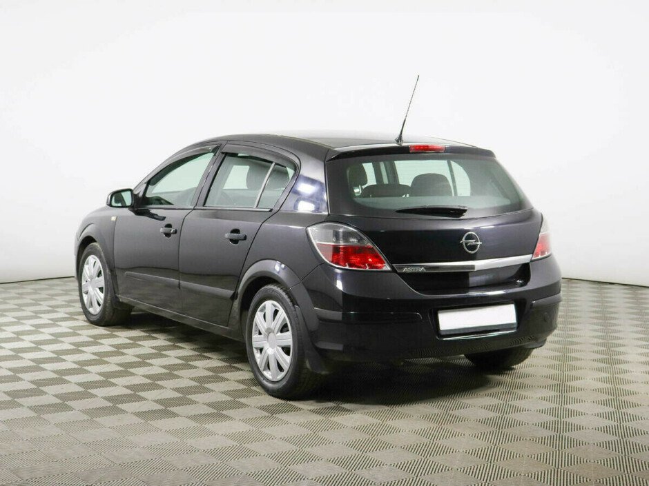 2008 Opel Astra  №6397339, Черный металлик, 258000 рублей - вид 4