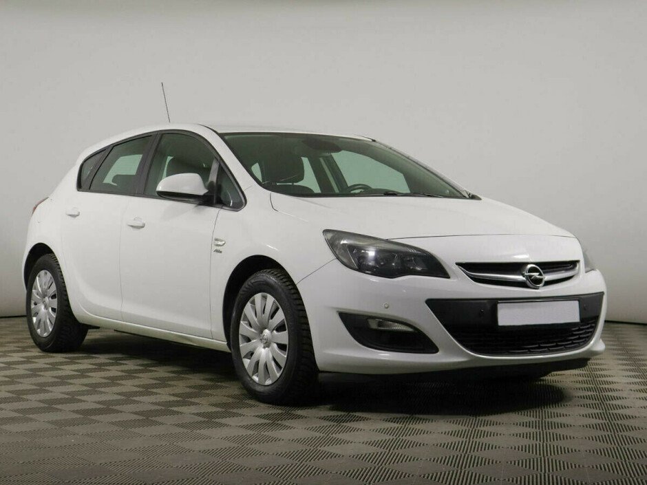 2014 Opel Astra , Белый  - вид 2