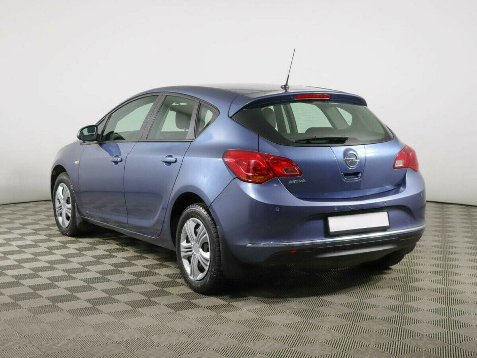 2012 Opel Astra  №6397420, Синий металлик, 414000 рублей - вид 4