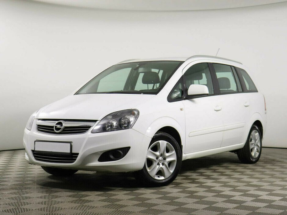 2014 Opel Zafira , Белый  - вид 1