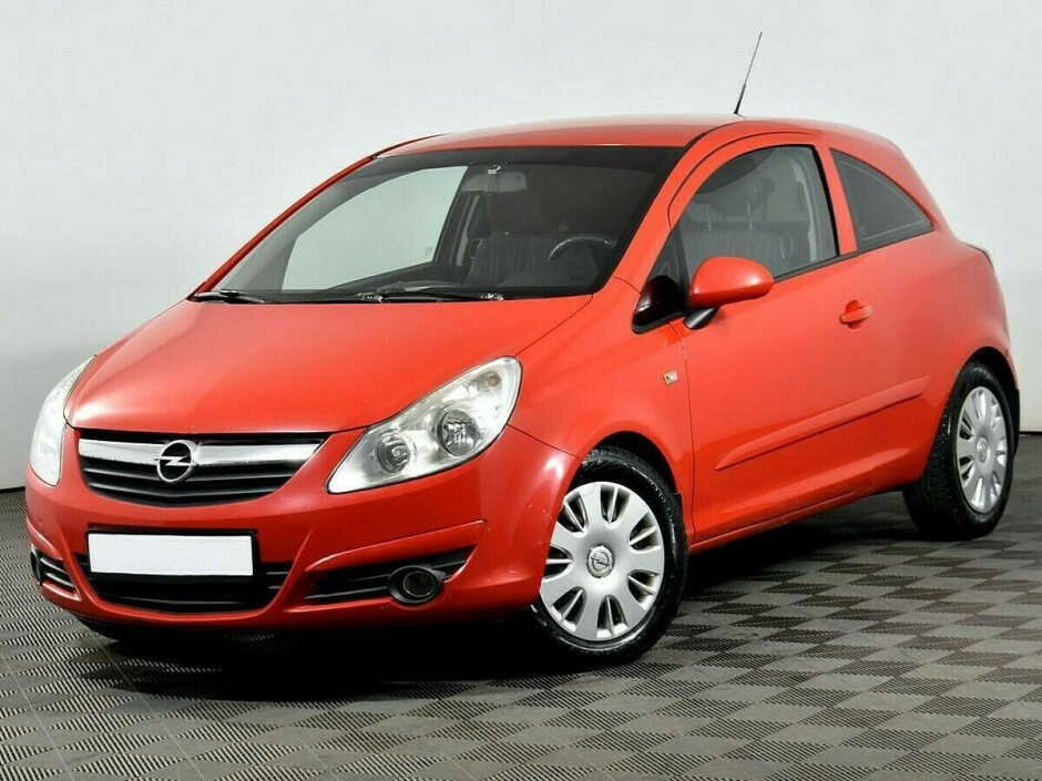 2008 Opel Corsa  №6397444, Красный металлик, 257000 рублей - вид 1
