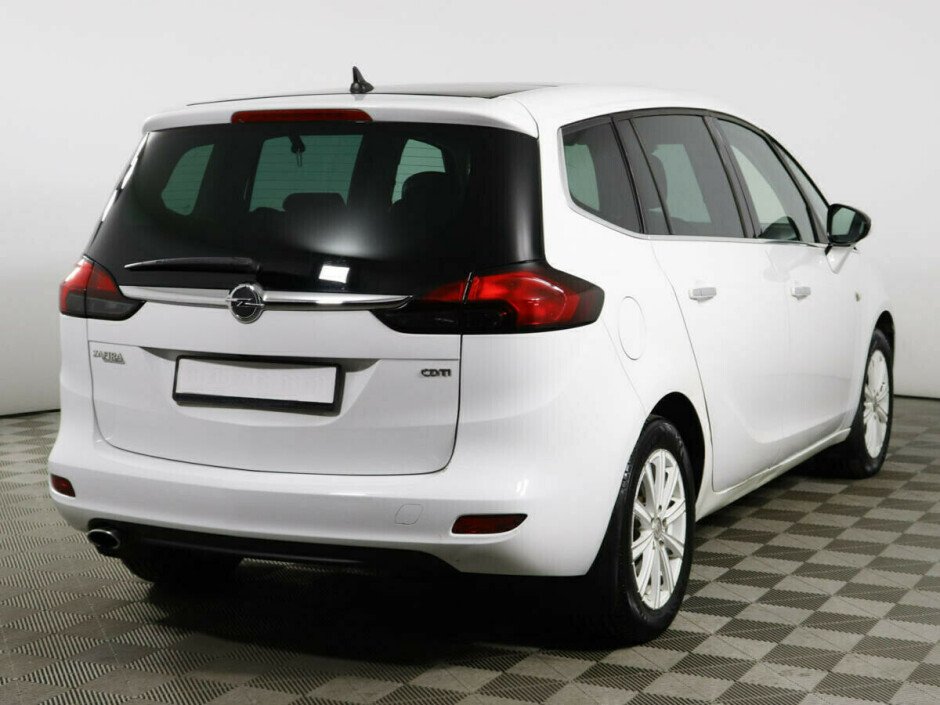 2013 Opel Zafira  №6397478, Белый металлик, 728000 рублей - вид 4