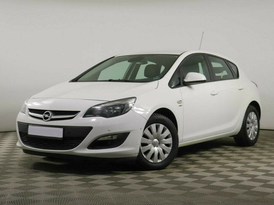 2014 Opel Astra , Белый  - вид 1