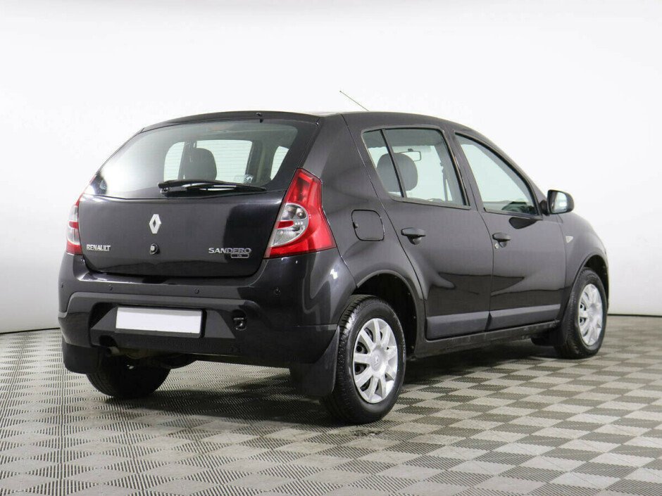 2012 Renault Sandero  №6397614, Черный металлик, 247000 рублей - вид 3