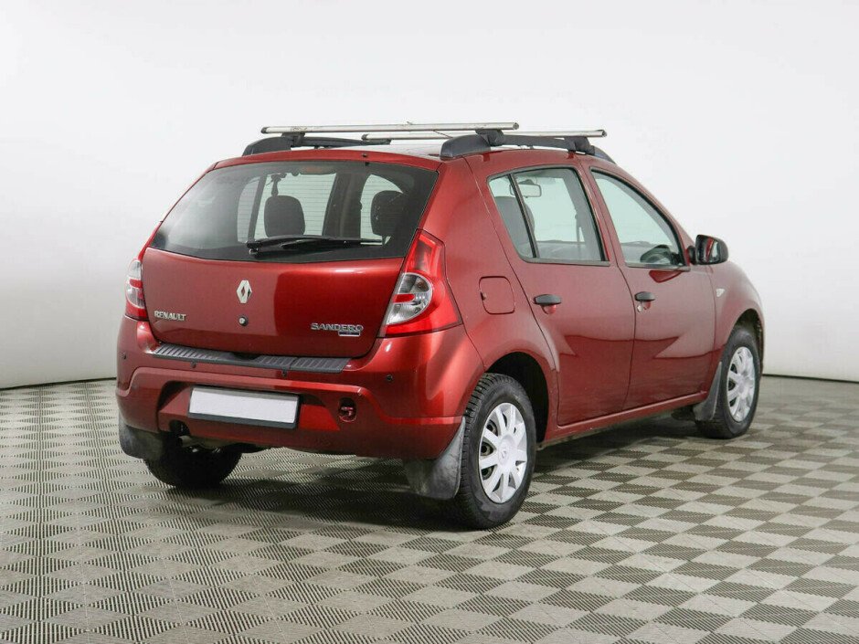 2014 Renault Sandero  №6397632, Красный металлик, 307000 рублей - вид 3