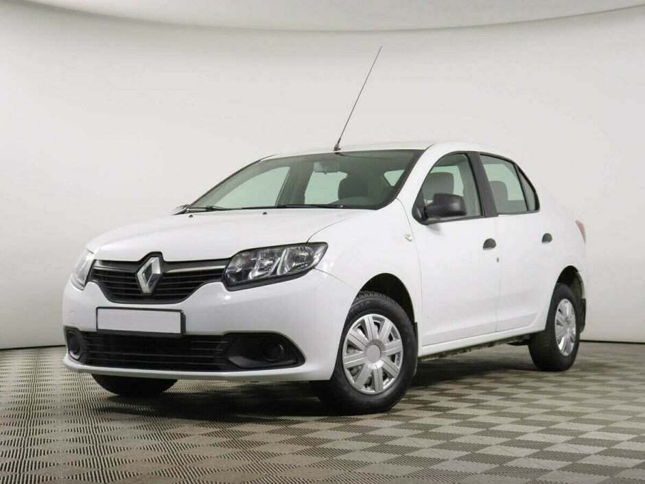 2014 Renault Logan , Белый  - вид 1
