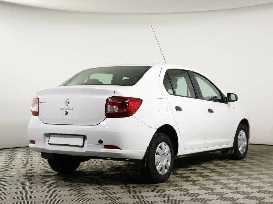 2014 Renault Logan , Белый  - вид 3