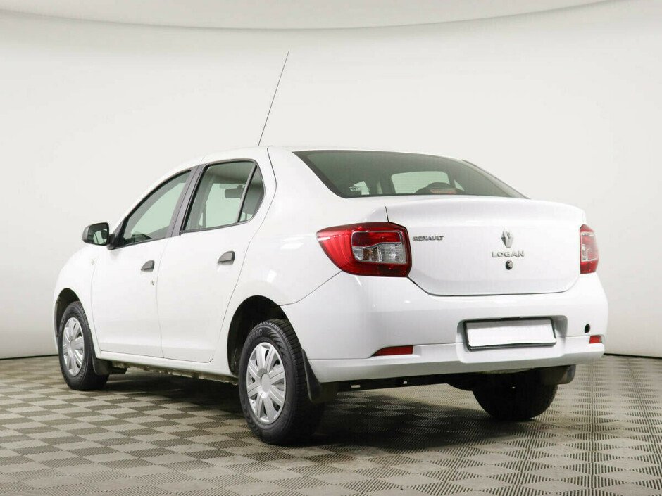 2014 Renault Logan , Белый  - вид 4