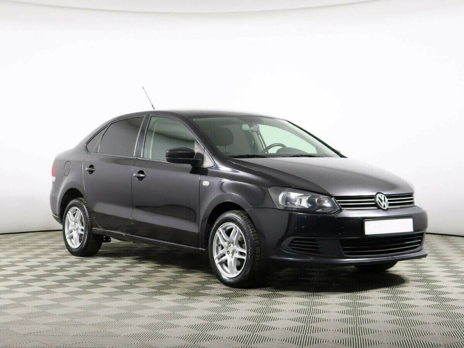 2014 Volkswagen Polo  №6398062, Черный металлик, 397000 рублей - вид 2