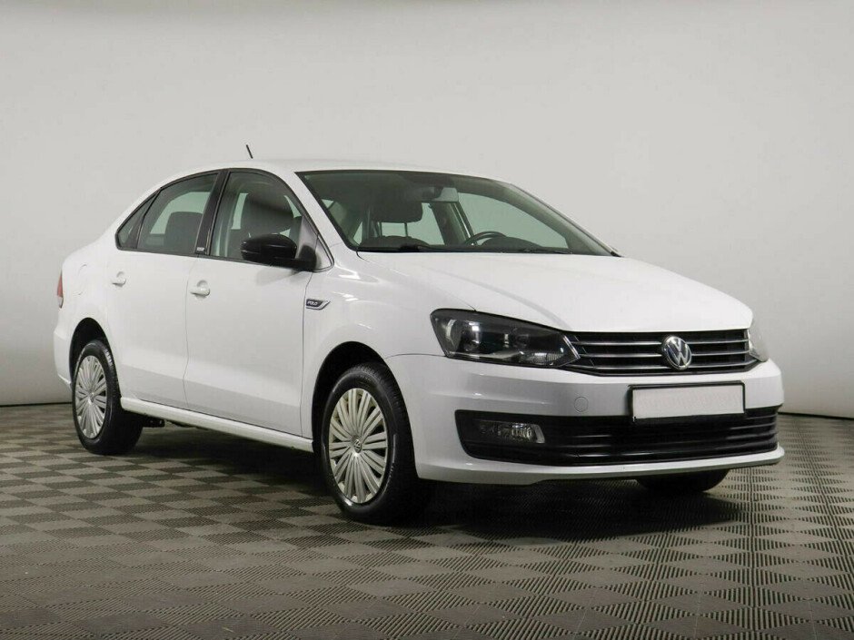 2019 Volkswagen Polo  №6398103, Белый металлик, 751000 рублей - вид 2