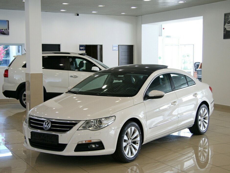 2012 Volkswagen Passat-cc , Белый металлик - вид 1