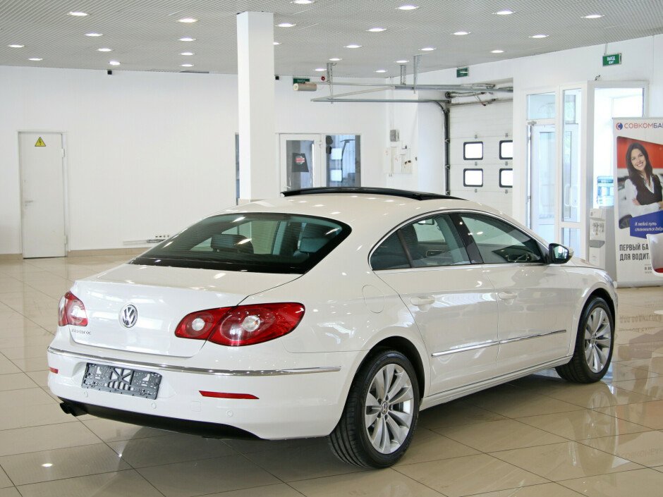2012 Volkswagen Passat-cc , Белый металлик - вид 4