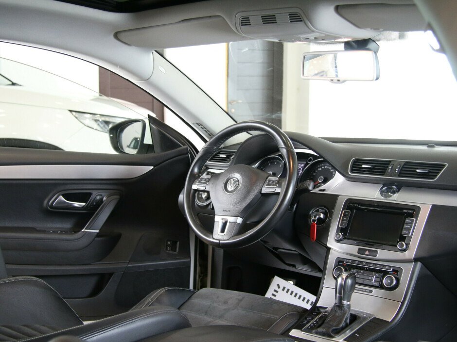 2012 Volkswagen Passat-cc , Белый металлик - вид 6