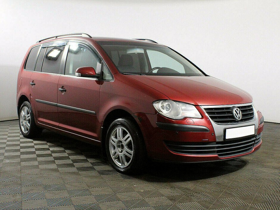 2007 Volkswagen Touran  №6398129, Красный металлик, 347000 рублей - вид 2