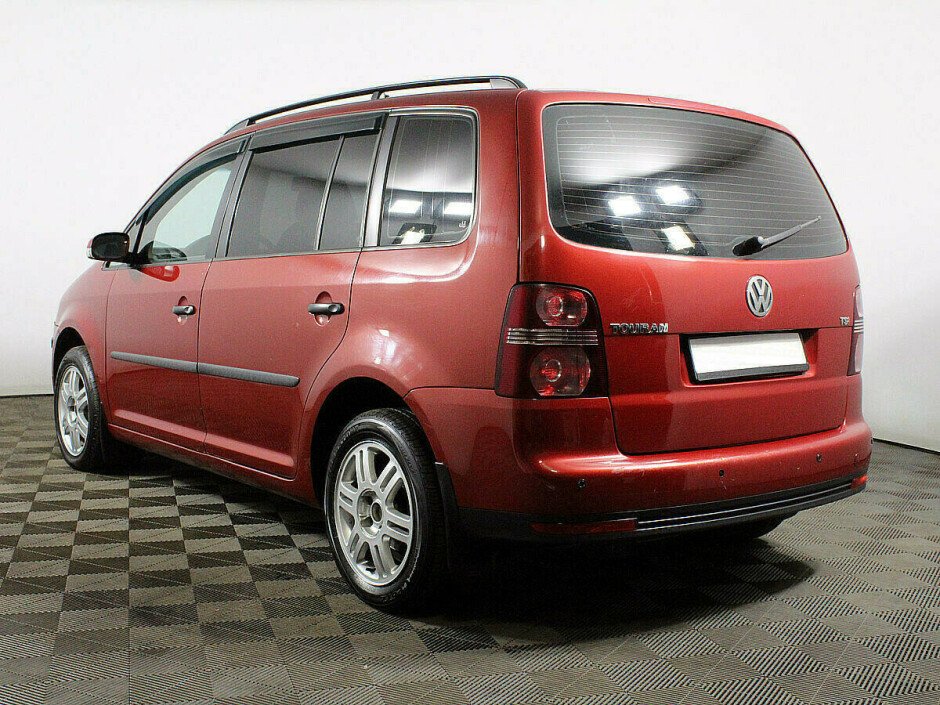 2007 Volkswagen Touran  №6398129, Красный металлик, 347000 рублей - вид 4