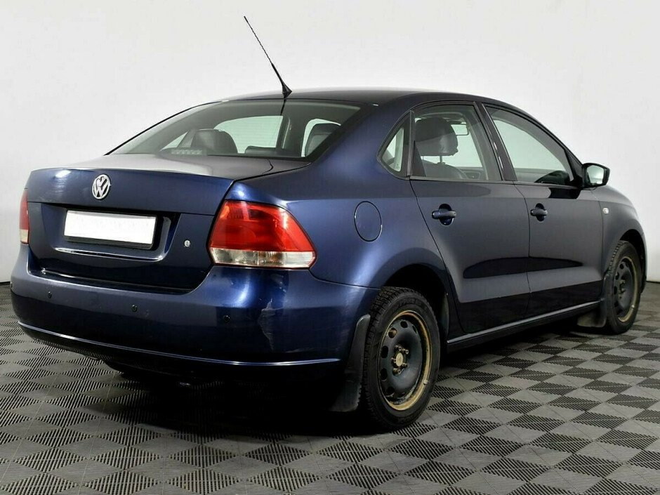 2015 Volkswagen Polo  №6398131, Синий металлик, 424000 рублей - вид 3