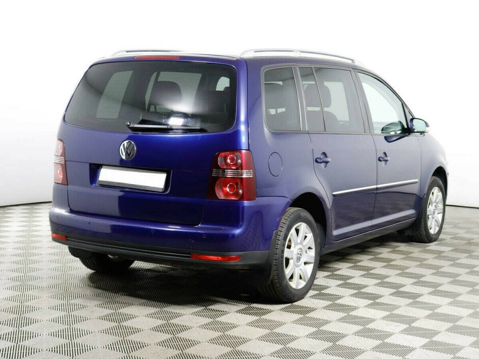 2007 Volkswagen Touran  №6398162, Синий металлик, 357000 рублей - вид 4