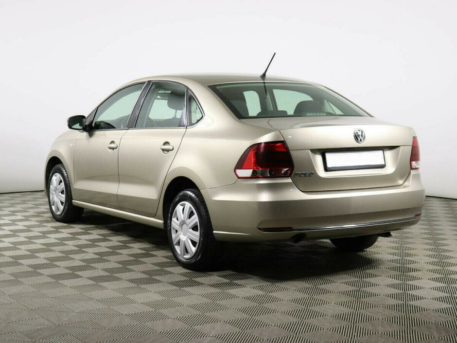 2015 Volkswagen Polo  №6398205, Бежевый металлик, 457000 рублей - вид 3
