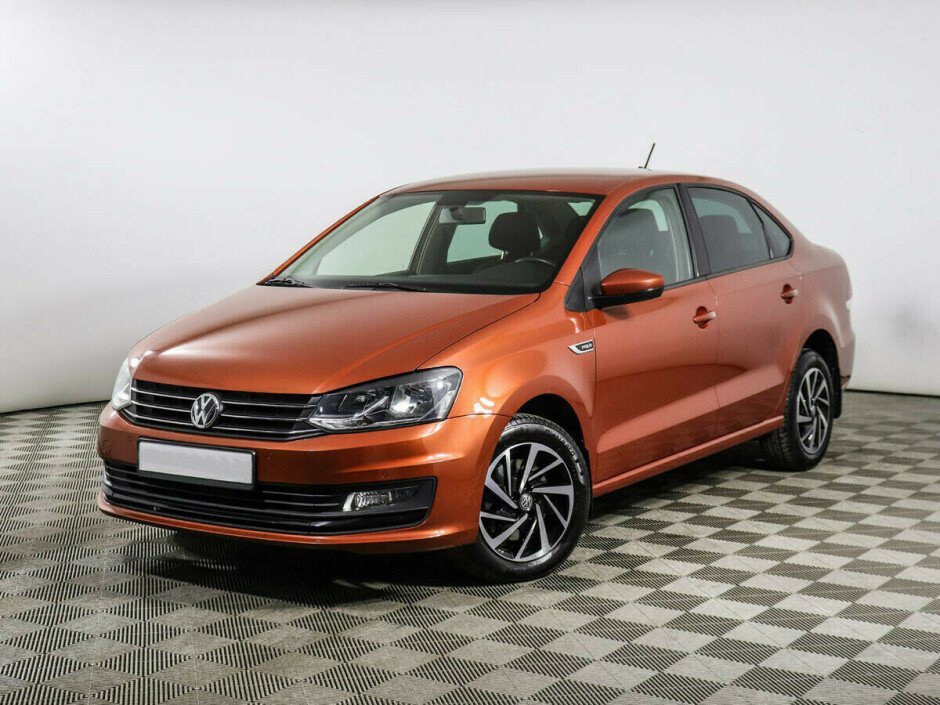 2018 Volkswagen Polo , Оранжевый металлик - вид 1
