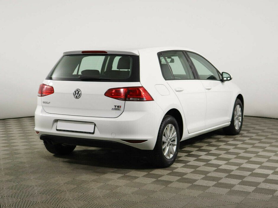 2013 Volkswagen Golf , Белый металлик - вид 4