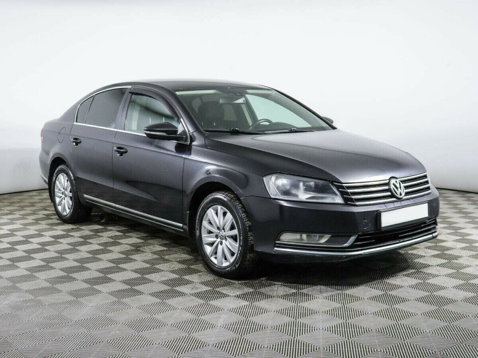 2011 Volkswagen Passat  №6398296, Черный металлик, 617000 рублей - вид 2