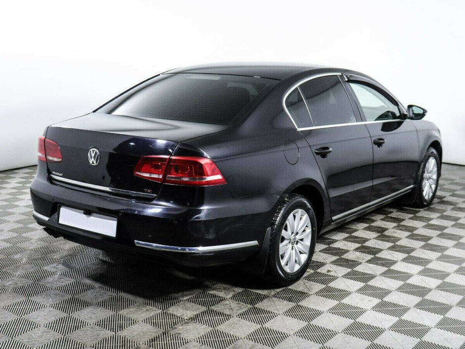 2011 Volkswagen Passat  №6398296, Черный металлик, 617000 рублей - вид 4