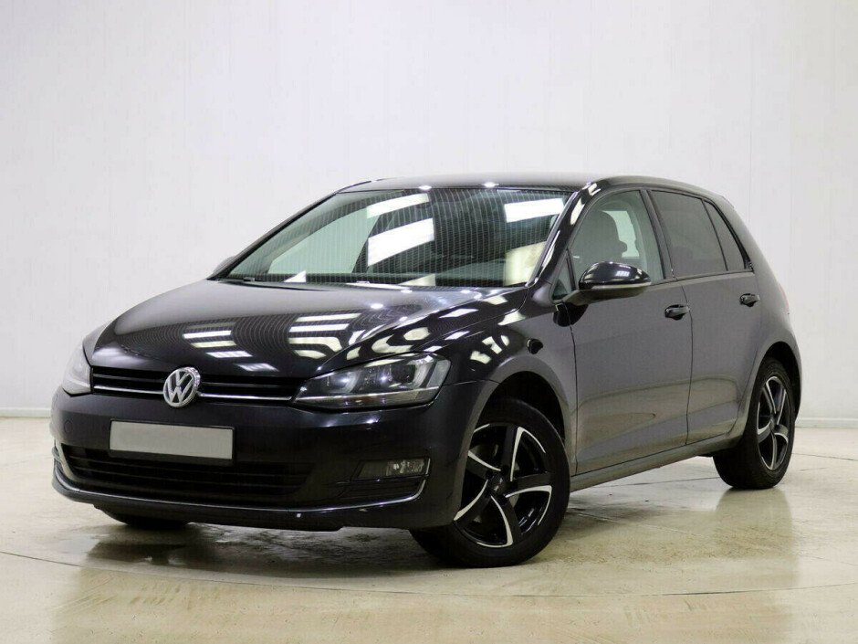 2012 Volkswagen Golf , Черный металлик - вид 1