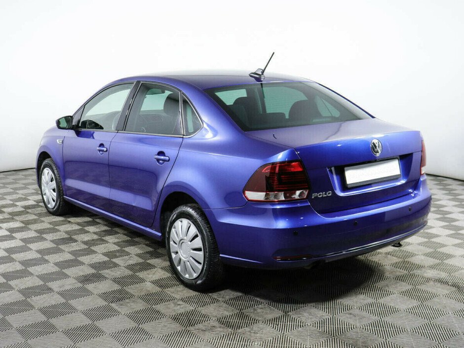 2018 Volkswagen Polo  №6398323, Синий , 657000 рублей - вид 4