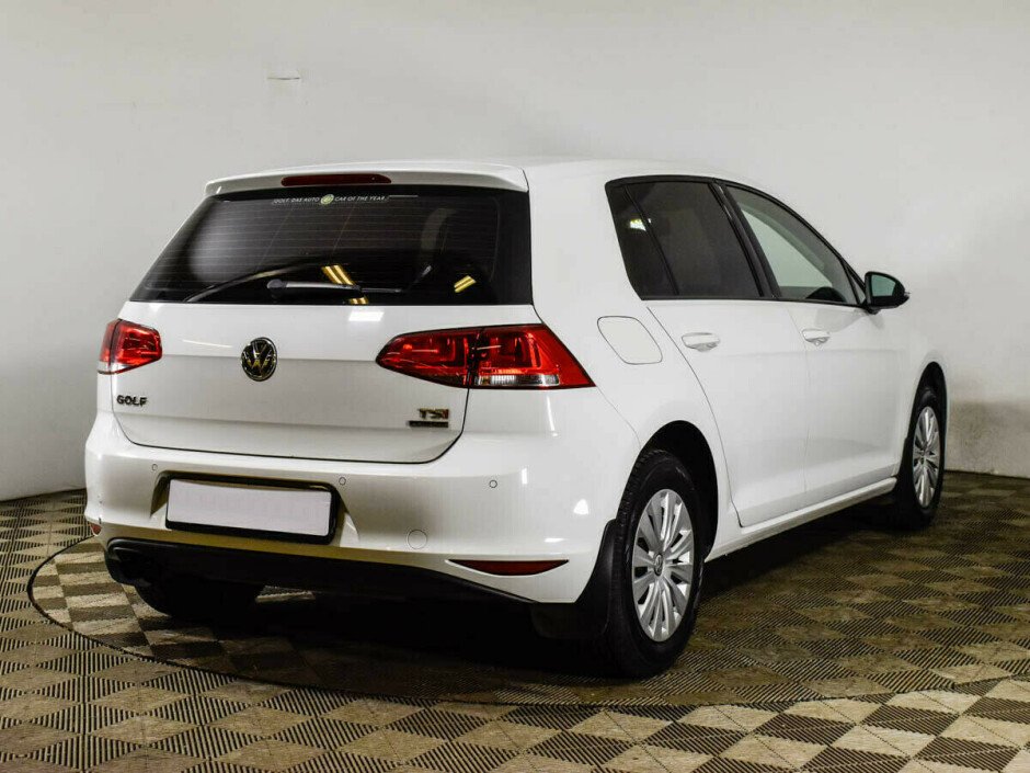 2015 Volkswagen Golf , Белый металлик - вид 3