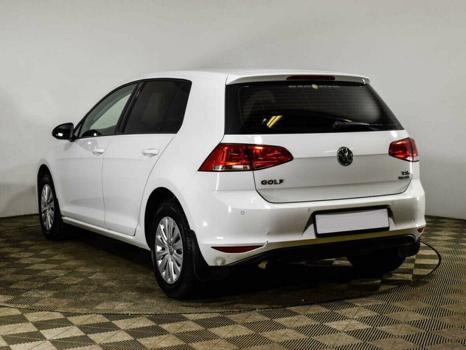 2015 Volkswagen Golf , Белый металлик - вид 4
