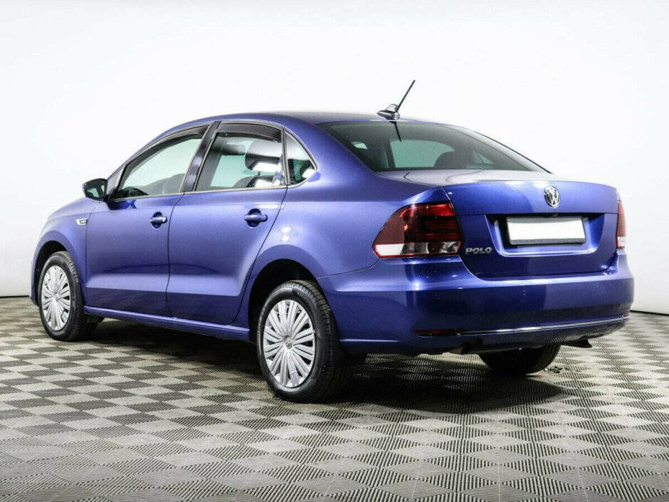 2019 Volkswagen Polo  №6398359, Синий металлик, 727000 рублей - вид 4