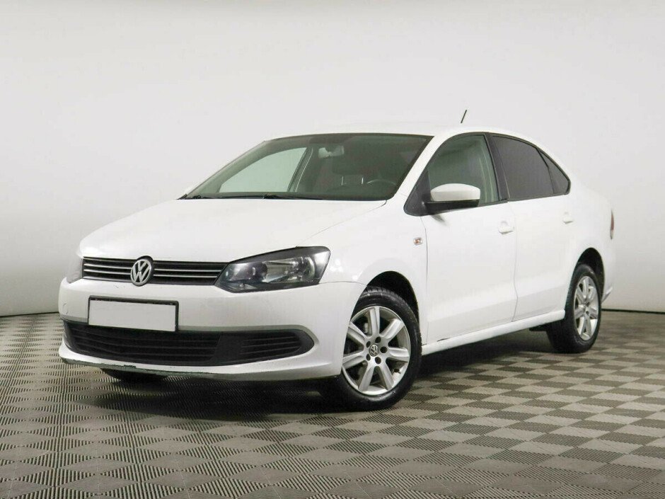 2013 Volkswagen Polo  №6398381, Белый металлик, 347000 рублей - вид 1