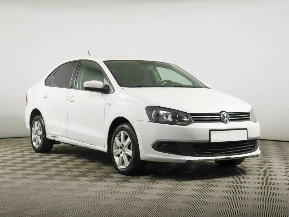 2013 Volkswagen Polo  №6398381, Белый металлик, 347000 рублей - вид 2