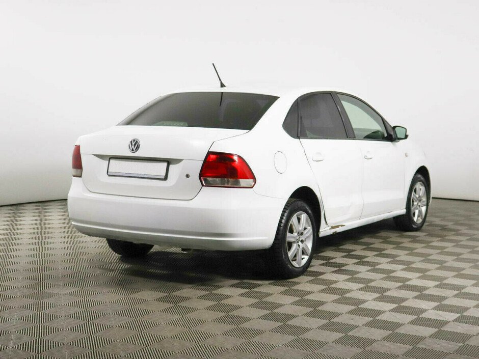 2013 Volkswagen Polo  №6398381, Белый металлик, 347000 рублей - вид 4