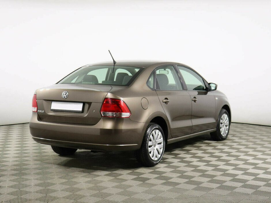 2014 Volkswagen Polo  №6398417, Коричневый металлик, 377000 рублей - вид 3